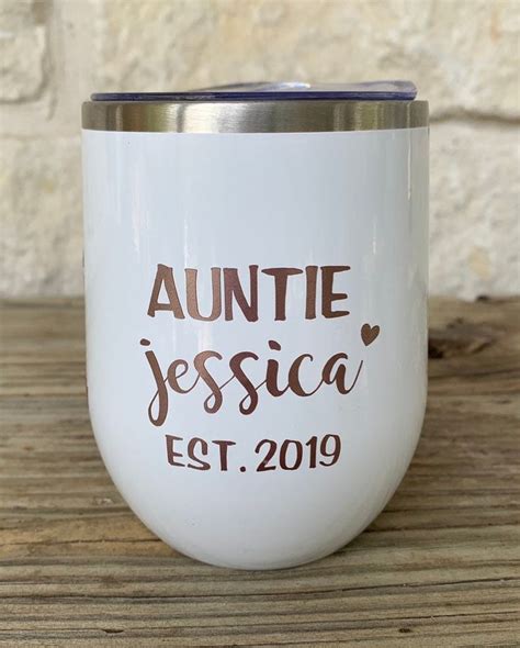 "Aunt Gift Best Aunt Gift Gift For Auntie Personalized Tumbler Gifts For Aunt Personalized Cup ...