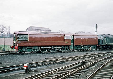 English Electric built Gas Turbine experimental locomotive GT3 seen at ...