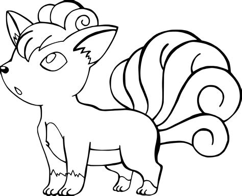 Pokemon Coloring Pages Vulpix at GetColorings.com | Free printable colorings pages to print and ...