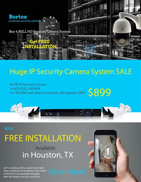 Houston security camera free installation - Voltex Security Systems