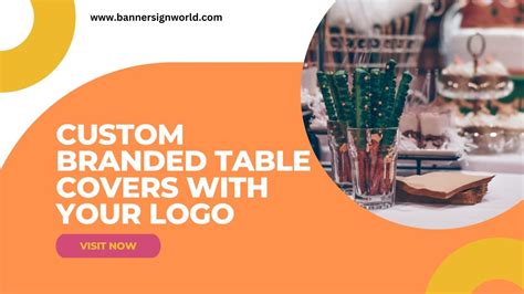 Custom Branded Table Covers With Your Logo