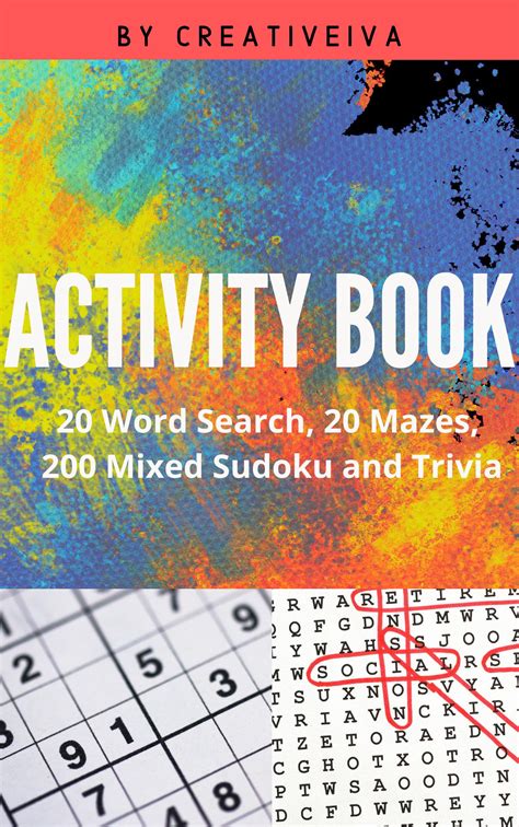 Activity Book No. 1/Printable Puzzle Book/Mazes/Trivia/Word | Etsy | Book activities, Puzzle ...