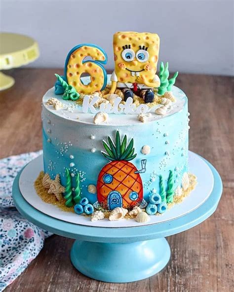 15 Cool & Quirky Spongebob Cake Ideas & Designs in 2021 | Spongebob cake, Spongebob birthday ...