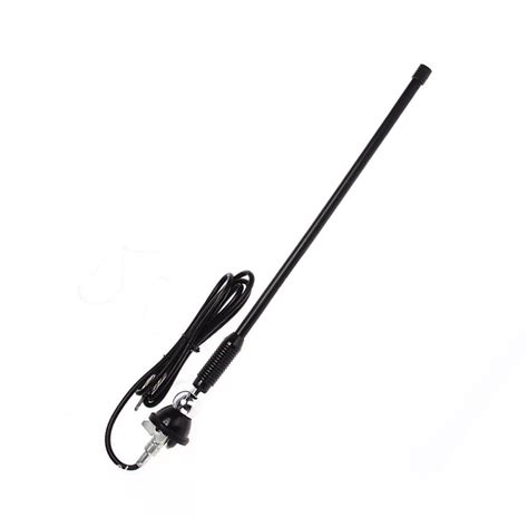 OEM 16" Universal Car Antenna Auto Roof Fender Radio AM FM Booster Signal Aerial Antenna Black ...