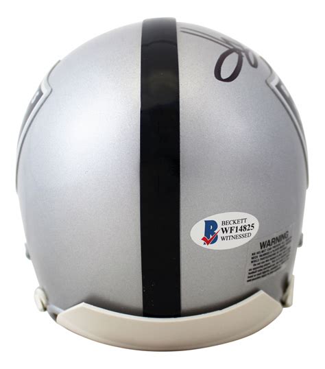 Howie Long Signed Raiders Mini Helmet (Beckett) | Pristine Auction