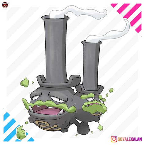 GALARIAN WEEZING by Alexalan on DeviantArt