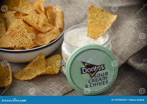 Doritos with dip. editorial stock image. Image of nutrition - 259998309