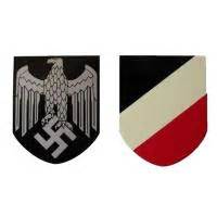 German WW2 Helmets & Caps - Helmet Decals - Epic Militaria