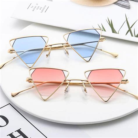 Triangle Frame Sunglasses from Apollo Box | Fashion eye glasses, Stylish glasses, Glasses fashion