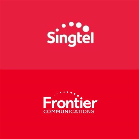 Singtel logo vs logo for Frontier Communications, an American internet provider : r/singapore