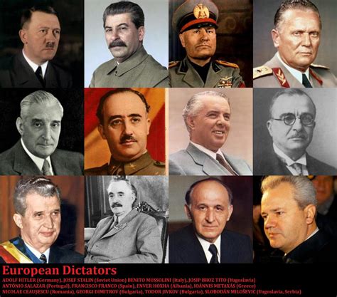 European Dictators by VictorVanVoorhees on DeviantArt