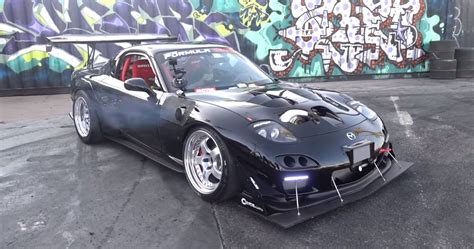 Insane Custom Mazda RX-7 Has Massive Turbocharger And 1,000 Horsepower