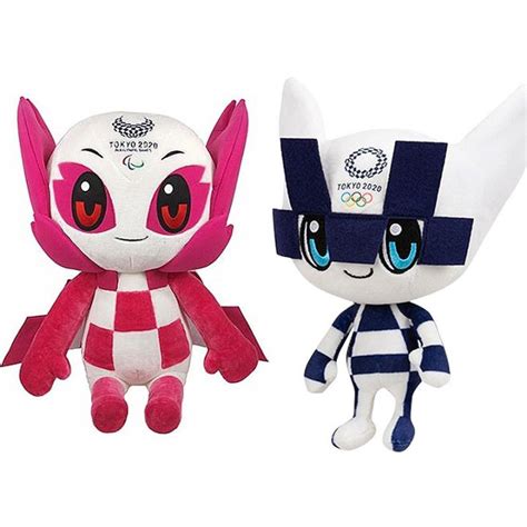 2020 Tokyo Olympic Mascot Miraitowa Someity Plush Toys Anime Soft stuffed Animal Dolls toy for ...