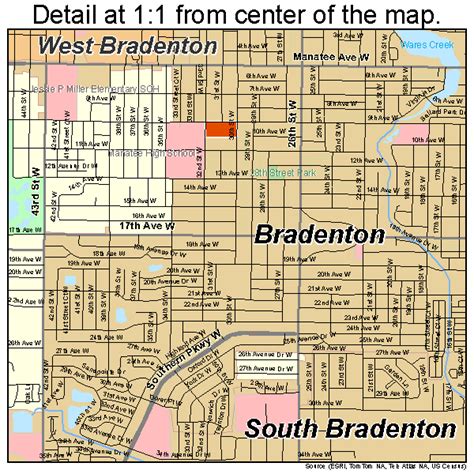 Bradenton Florida Street Map 1207950