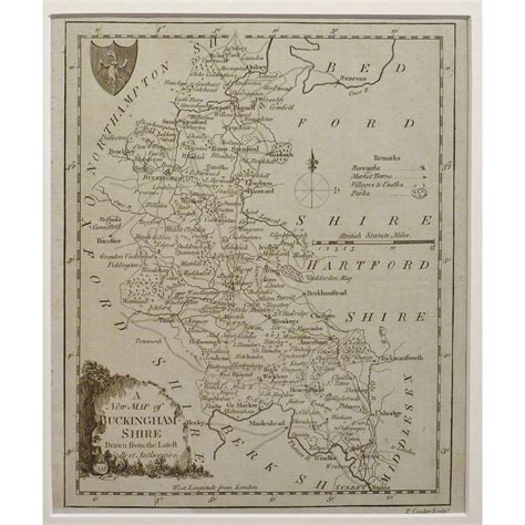 A new map of buckinghamshire | Storey's