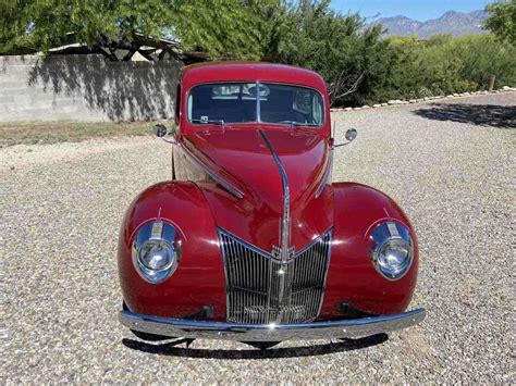 1940 Ford 2 Door Sedan Sedan Red RWD Automatic Hot Rod - Classic Ford 2 ...