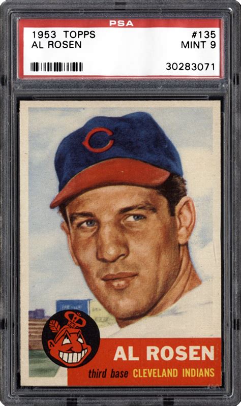 1953 Topps Al Rosen | PSA CardFacts™