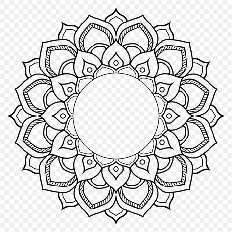 Mandala Art Vector Hd PNG Images, Mandala Flower Art Vector With Png ...