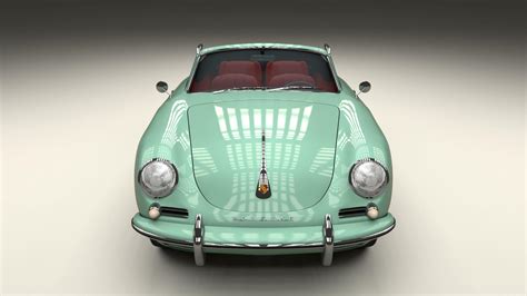 Porsche 356 Convertible - 3D Model by dragosburian