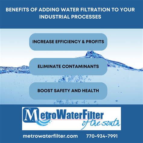 Benefits of Adding Water Filtration to Your Industrial Processes