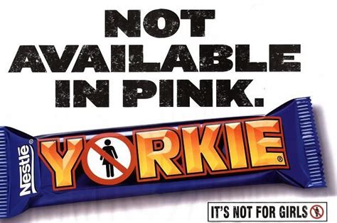 Gender Stereotypes in Yorkie Adverts | Yorkie bar, Yorkie chocolate bar, Yorkie