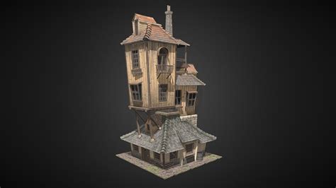 The Burrow (Weasley's home) from Harry Potter - 3D model by Maria Kniazieva (@marichka97 ...