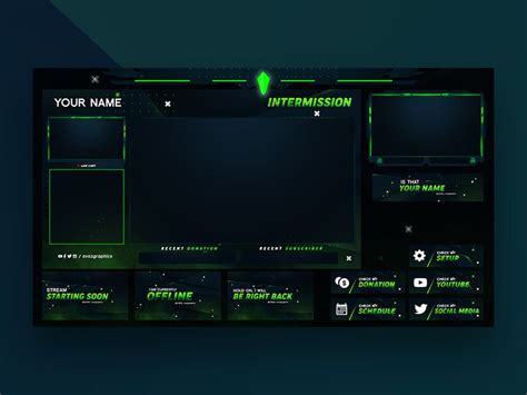 Twitch Overlay Templates and Free Downloads | Overlays, Twitch, Free overlays