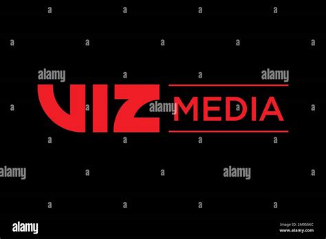 Viz Media, Logo, Black background Stock Photo - Alamy