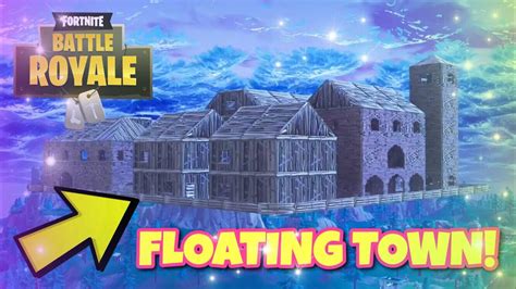 Building a Floating Town in the Sky! Fortnite Playground Builds - YouTube