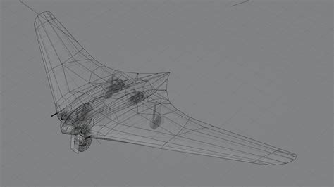 Horten Ho 229 - 3D Model by NETRUNNER_pl