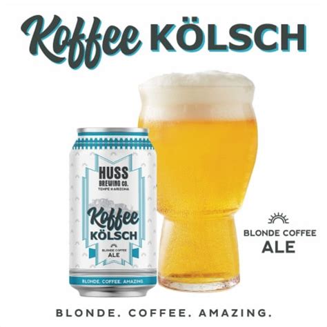 Huss Brewing Co. Koffee Kolsch, 6 cans / 12 fl oz - Fry’s Food Stores