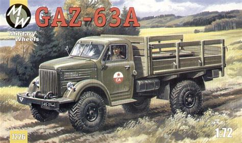 Soviet military truck GAZ-63A Military Wheels 7226