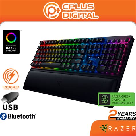 Razer BlackWidow V3 Pro Mechanical Wireless Gaming Keyboard: Mechanical Switches - Bluetooth/2 ...