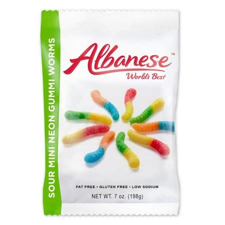 Albanese Worlds Best Fruit Flavors Sour Gummie Candy 7 oz 53353 | Zoro