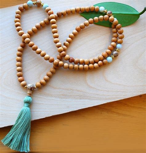 Japa Mala-Wood & Jade - Sakura Designs