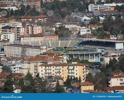 Bergamo, Italy. the Football Stadium Where Atalanta Plays As Seen from ...