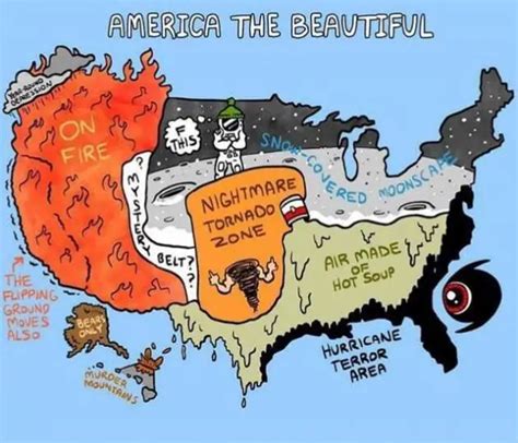 The stereotype map of every US State - Vivid Maps