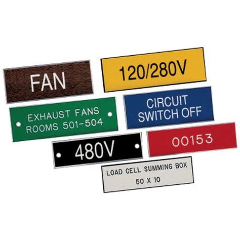 Engraved Electrical Panel Labels, Phenolic Labels, Breaker Box Labels ...