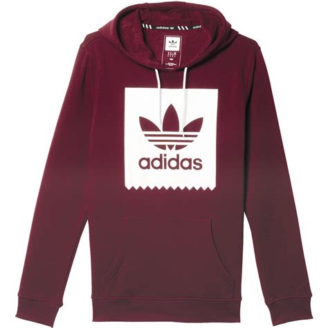 adidas Originals Blackbird Basic Hoodie Herren-Pullover Maroon | Fun-Sport-Vision