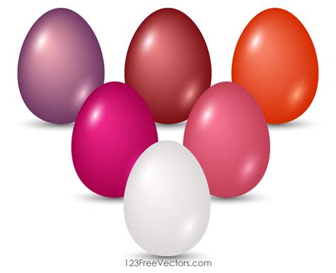 Colored Easter Eggs Vector Art by 123freevectors on DeviantArt