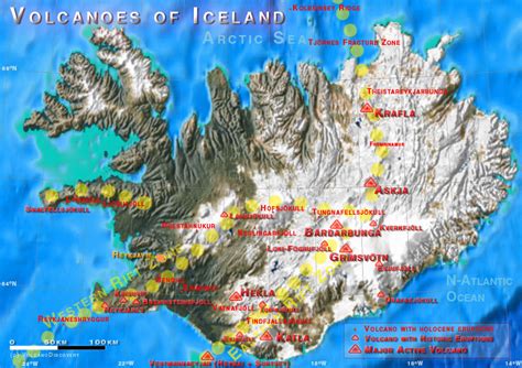 Iceland Volcano Map / Iceland Maps Facts World Atlas : Why is iceland ...