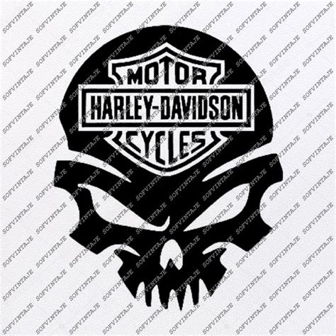 Harley Davidson Svg File-Skull Svg Design - Clipart-Motorcycles Svg ...