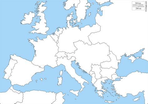 Map Of Europe Ww1 Blank - Dolley Hollyanne