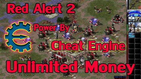 Red Alert 2 power by Cheat Engine Unlimited Money - YouTube