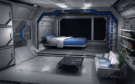 sci fi bedroom concepts - Google Search | Spaceship interior, Sci fi ...