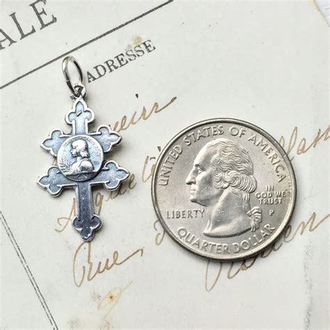 St Joan of Arc Cross Of Lorraine Medal - Patron of Strong Women, Cool Girls and Soldiers ...