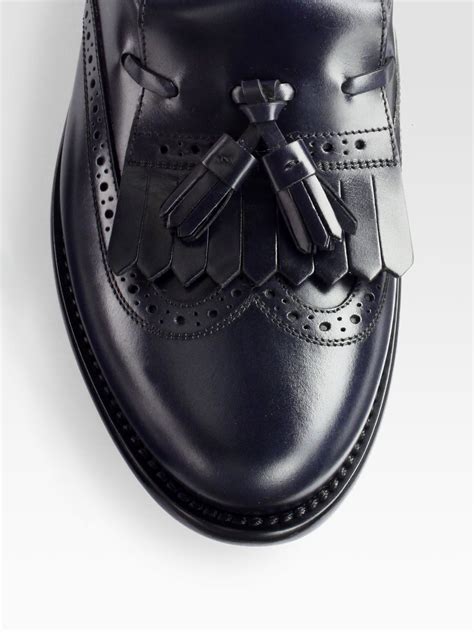 Lyst - Ferragamo Lucas Kiltie Tassel Loafers in Black for Men