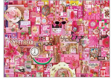 Pink 1000 piece puzzle