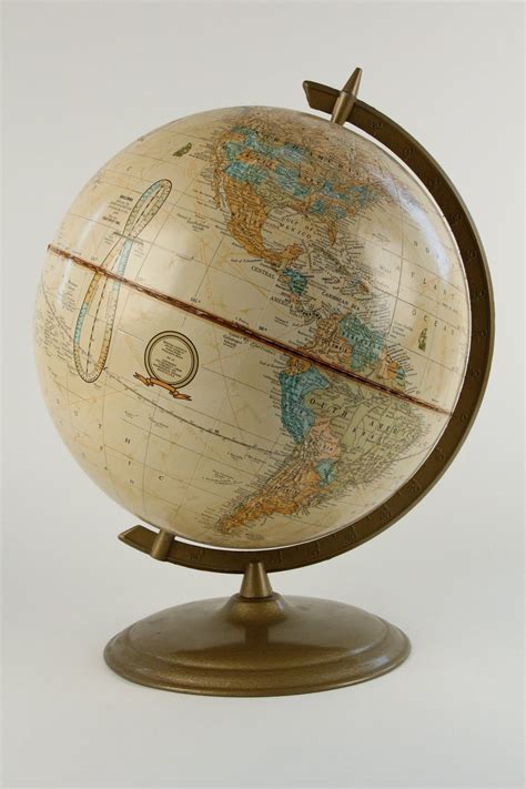 Vintage Cram's Imperial World Globe 1960s Mid Century