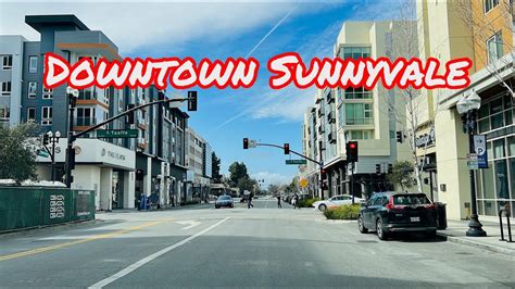 DOWNTOWN SUNNYVALE CALIFORNIA DRIVE - YouTube